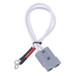 50A grey plug 8AWG with white bushing