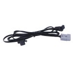 50A plug connects to 2-hole refrigerator cable