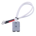 50A grey plug 8AWG with white bushing