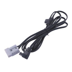 50A plug connects to 2-hole refrigerator cable