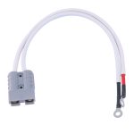 50A grey plug 8AWG with white bushing