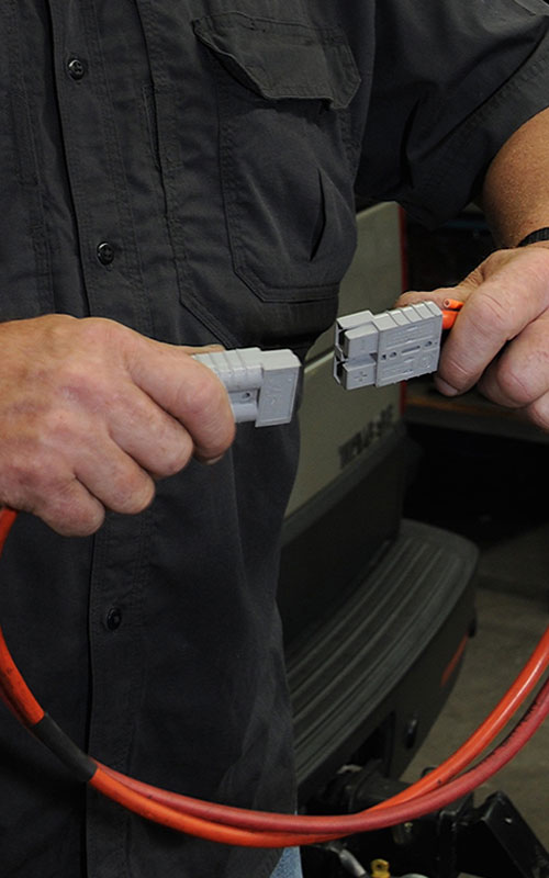 Battery connection system